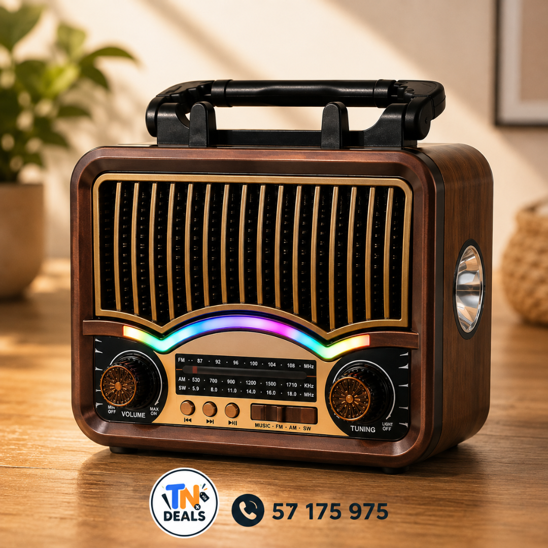 Radio Vintage Bluetooth Sans Fil