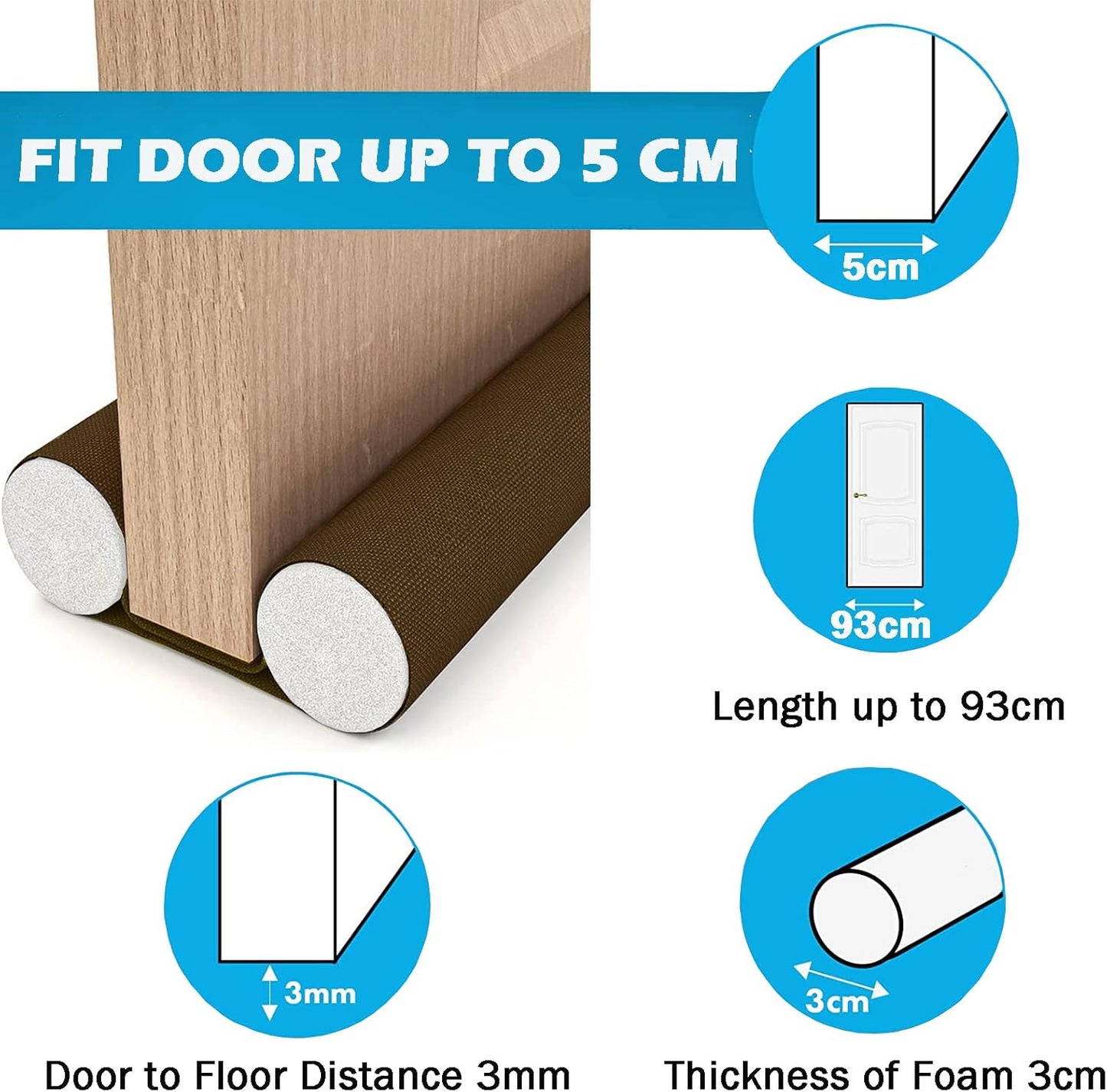 Boudin protection porte